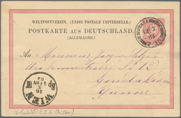 GA Deutsche Auslandspostämter: 1895 - 1915 (ca.), Sammlung Von 115 Ganzsachen, Meist Ungebraucht, Dabei - Autres & Non Classés