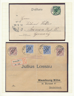 **/*/O/Brfst/Br/GA Deutsch-Südwestafrika: 1897/1919, Meist Ungebrauchte Und Gestempelte Sammlung Inkl. Ca. 40 Briefen, - Deutsch-Südwestafrika