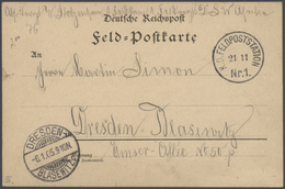 Br Deutsch-Südwestafrika: 1904/1915, Kleiner Bestand Von 20 Feldpost-Belegen Aus Den Eingeborenen-Aufst - Sud-Ouest Africain Allemand