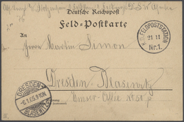 Br Deutsch-Südwestafrika: 1904/1915, Kleiner Bestand Von 20 Feldpost-Belegen Aus Den Eingeborenen-Aufst - Duits-Zuidwest-Afrika