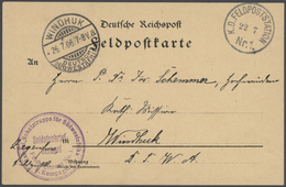 Br Deutsch-Südwestafrika: 1905/1907, Zweibändige Spezialsammlung "Die Soldatenbriefstempel In Deutsch-S - Deutsch-Südwestafrika