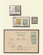 */O/Brfst/Br/GA Deutsche Kolonien - Marshall-Inseln: 1897/1919, Meist Ungebrauchte Und Gestempelte Sammlung Mit Eini - Marshall Islands