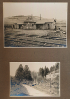 Deutsche Besetzung I. WK: Besonderheiten:  Fotoalbum 1. Weltkrieg Bahnbau Autrecourt - Marcy, 97 Fot - Occupazione 1914 – 18