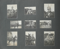 Deutsche Besetzung I. WK: Besonderheiten:  1914/1918: Fotoalbum 1. Weltkrieg 595 Fotos Eingeklebt + - Besetzungen 1914-18