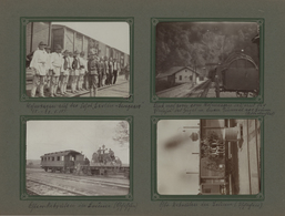 Deutsche Besetzung I. WK: Besonderheiten: 1914/1918:  Fotoalbum 1. Wk,   192 Fotos Gesteckt , Teilwe - Occupazione 1914 – 18