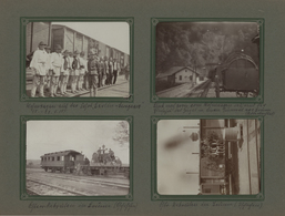 Deutsche Besetzung I. WK: Besonderheiten: 1914/1918:  Fotoalbum 1. Wk,   192 Fotos Gesteckt , Teilwe - Bezetting 1914-18