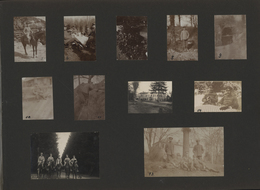 Deutsche Besetzung I. WK: Besonderheiten: 1914/1918: Fotoalbum 1. Weltkrieg, 423 Fotos Im Fotoalbum - Bezetting 1914-18