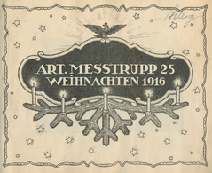 Deutsche Besetzung I. WK: Besonderheiten: 1916 / 1925 (ca): Fotoalbum Des Artilleriemesstrupps 25, W - Bezetting 1914-18