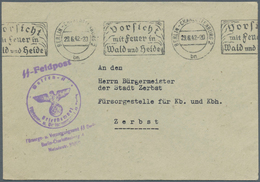 Br Feldpost 1. Weltkrieg: 1870/1947 (ca.), Feldpost/Kriegsgefangenenpost, Vielseitiges Lot Von 44 Brief - Other & Unclassified