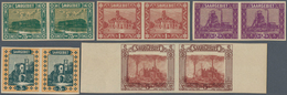 **/* Deutsche Abstimmungsgebiete: Saargebiet: 1922, Freimarken Landschaften, 3 C. Bis 5 Fr., Kompletter S - Andere & Zonder Classificatie