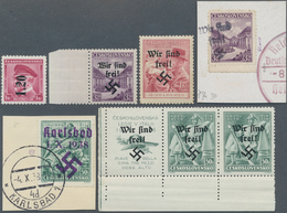 **/O/*/Br Sudetenland: 1938/1944, Meist Ungebrauchte Ungebrauchte/postfrische Und Gestempelte Sammlung Auf Ste - Région Des Sudètes