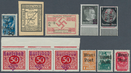 **/*/(*) Deutsche Besetzung II. WK: 1939/1945, Interessanter Bestand Inkl. Sudetenland Und Wenigen Feldpostma - Occupazione 1938 – 45