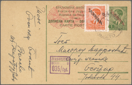 Br/GA Deutsche Besetzung II. WK: 1940/1945, Fast 90 Briefe, Karten Und Ganzsachen Ab Generalgouvernement, - Occupation 1938-45