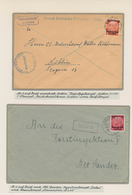 Br Dt. Besetzung II WK - Generalgouvernement: Ausstellungsammlung Von 43 Belegen, Diese Aufwendig Besch - Bezetting 1938-45