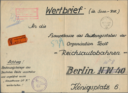 Br Feldpost 2. Weltkrieg: 1940/1944, Interessante Sammlung Mit über 40 Briefen Und Karten Inkl. Einiger - Andere & Zonder Classificatie