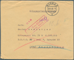 Br/GA Zensurpost: 1916/1949, 39 Zensurbelege Mit Teils Seltenen Zensuren, Ansehen. - Sonstige & Ohne Zuordnung