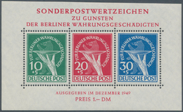 **/O/* Deutschland Nach 1945: 1945/1964, Schwerpunktmäßig Postfrische Sammlung In Klemmbinder, Dabei Etwas - Sammlungen