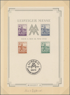 **/*/O/Brfst Deutschland Nach 1945: 1945/1949, Sehr Saubere Komplette Sammlung  Aus Borek-Abo Eines Alten Sammler - Sammlungen