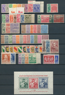 **/O/* Deutschland Nach 1945: 1945/1949, Zusammenstellung Auf Steckseiten/alten Albenblättern, Dabei Besser - Collections