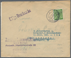 Br Deutschland Nach 1945: 1946/1949: Gemeinschaftsausgabe + AM-Post. Gute Belegesammlung (ca. 150 Beleg - Sammlungen