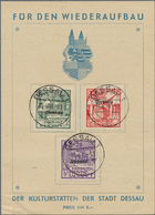 Br/GA Deutsche Lokalausgaben Ab 1945: 1945/1946, Partie Mit Ca. 35 Briefen Und Karten, Dabei Viel Sammlerp - Other & Unclassified