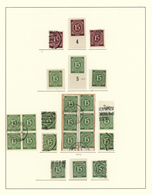 O/**/Brfst Alliierte Besetzung - Gemeinschaftsausgaben: 1946/1948, Umfassende Spezial-Sammlung Ziffern- Und Arb - Other & Unclassified