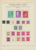 O Sowjetische Zone Und DDR: 1945/1967, Sauber Gestempelte Sammlung Auf Altem Schaubek-Vordruck, Durchg - Collections