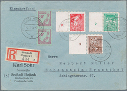 Br Sowjetische Zone - Mecklenburg-Vorpommern: 1945/1946, Hochwertiger Posten Von Ca. 47 Briefen Mit Ein - Other & Unclassified