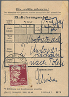 Br/**/O Sowjetische Zone - Allgemeine Ausgaben: 1948, Freimarken Maschinenaufdrucke/Köpfe Einzel- Und Mehrfa - Autres & Non Classés