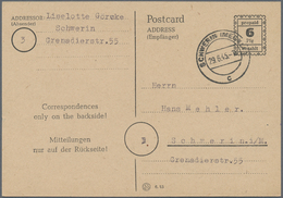 GA Sowjetische Zone - Ganzsachen: 1945/46,  Posten Von 20 Bedarfsgebrauchten GA-Karten (teils Ehemalige - Autres & Non Classés