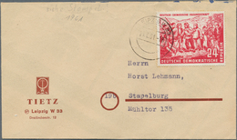 Br/GA/ DDR: 1947/1988, Umfangreicher Posten Ganzsachen, Gebraucht Und Ungebraucht, Bedarfsbriefe Und FDC, I - Other & Unclassified