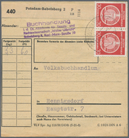 Br/**/O DDR - Dienstmarken A (Verwaltungspost B): 1954/1957, Einzel- Und Mehrfachfrankaturen: Gehaltvolle Sp - Autres & Non Classés