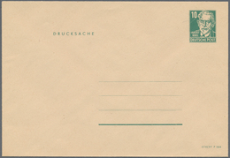 GA DDR - Ganzsachen: 1949/1990, Umfangreicher Sammlungsbestand Mit Einigen Hundert Ungebrauchten Und Ge - Sonstige & Ohne Zuordnung