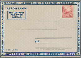 GA DDR - Ganzsachen: 1958/1960, Kleiner Sammlungsposten Mit über 40 Ungebrauchten Und Gebrauchten "Luft - Autres & Non Classés