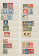 O Bundesrepublik Und Berlin: 1949/1955, Gestempelte Partie Mit Mittleren Und Besseren Werten, Dabei Ro - Collezioni
