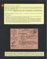 Br Berlin: 1945, SPÄTE POST Und ÜBERROLLER: Kenntnisreich Beschriftete Sammlung Von Ca. 109 Belegen Aus - Autres & Non Classés