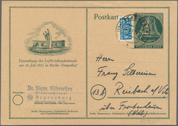 Br/GA Berlin: 1946/1956, Lot Von 26 Briefen, Karten Und Ganzsachen, Dabei Bedarfspost Und Philatelistische - Sonstige & Ohne Zuordnung