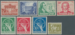 **/O Berlin: 1948/1990, Doppelt Geführte Sammlung Auf Lindner Vordruckblättern, Es Fehlt Schwarzaufdruck - Other & Unclassified