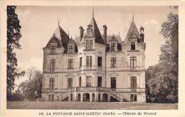 72 - LA FONTAINE ST MARTIN : Chateau Du Maurier - CPSM Sépia Format CPA - Sarthe - Autres & Non Classés