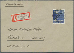 Br/GA Berlin: 1948/1990, Reizvolle Sammlung Mit Rund 140 Belegen, Mit Vielen Hochwertigen Stücken Ab 5 Mar - Andere & Zonder Classificatie