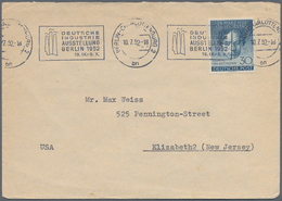Br/GA Berlin: 1948/70 (ca.), Posten Von Ca. 38 Aussergewöhnlichen (meist Ehemalige Einzellos)-Belegen, Nah - Altri & Non Classificati