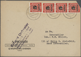 Br Berlin: 1949/52, Briefealbum Mit 29 Besseren Belegen Ab Rotaufdruck Mit ERP, Philhamonie, Lortzing, - Andere & Zonder Classificatie