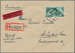 Br/GA Saarland (1947/56): 1946/1956, Umfangreiche Sammlung Mit Ca. 300 Briefen, Karten, Ganzsachen Und Ein - Nuovi