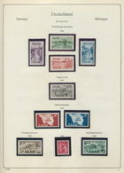 ** Saarland (1947/56): 1947/1959, Bis Auf Block 1, Den Dienstmarkensatz Und Einige Eher Unbedeutende Au - Ungebraucht