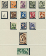 ** Saarland (1947/56): 1947/59, Postfrische Sammlung, Praktisch überkomplett Mit Dienst Und OPD Sowie B - Unused Stamps