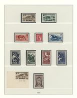 **/*/O Saarland (1947/56): 1947/59, Praktisch Vollständige Sammlung Inkl. OPD Saarbrücken Postfrisch Bzw. W - Nuovi