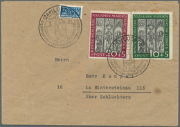 /Br Bundesrepublik Deutschland: 1950/1959, Lot Neun Briefen Und Karten, Dabei FDCs Mit MiNr. 122/22 (Kar - Andere & Zonder Classificatie