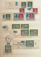 Brfst Bundesrepublik Deutschland: 1950/55 Ca., Posten Von Vielen Briefstücken Mit Sondermarken Der Frühen - Andere & Zonder Classificatie