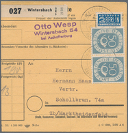 Br Bundesrepublik Deutschland: 1951, Posthorn: Ca. 1000-1200 Paketkarten, Auschließlich Mit Marken Der - Sonstige & Ohne Zuordnung