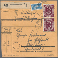 Br/O Bundesrepublik Deutschland: 1951/1952, Freimarken Posthorn Einzel- Und Mehrfachfrankaturen: Gehaltvo - Andere & Zonder Classificatie